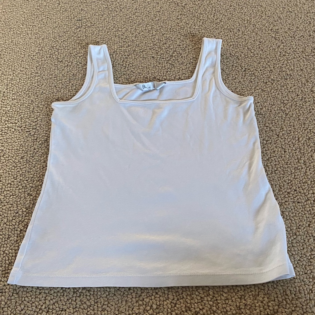 Bhs Basic White Tank